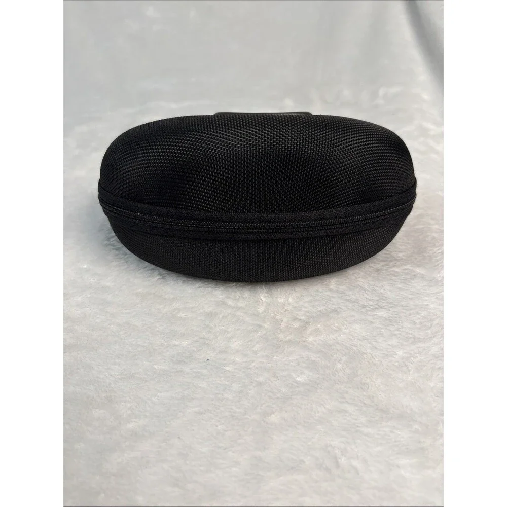 Oakley Hard Sunglasses Case W/Zipper Black w/ Grey Logo Eyewear Protector
